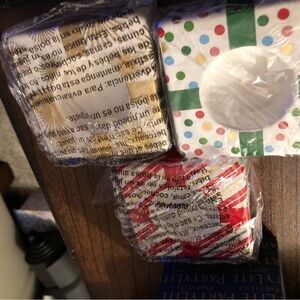 PartyLite Deck The Halls decorative Tealight Trio-New in box